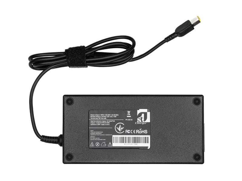 Блок питания 1StCharger for laptop Lenovo 20V 170W 8.5A Square (AC1STLE170WC)