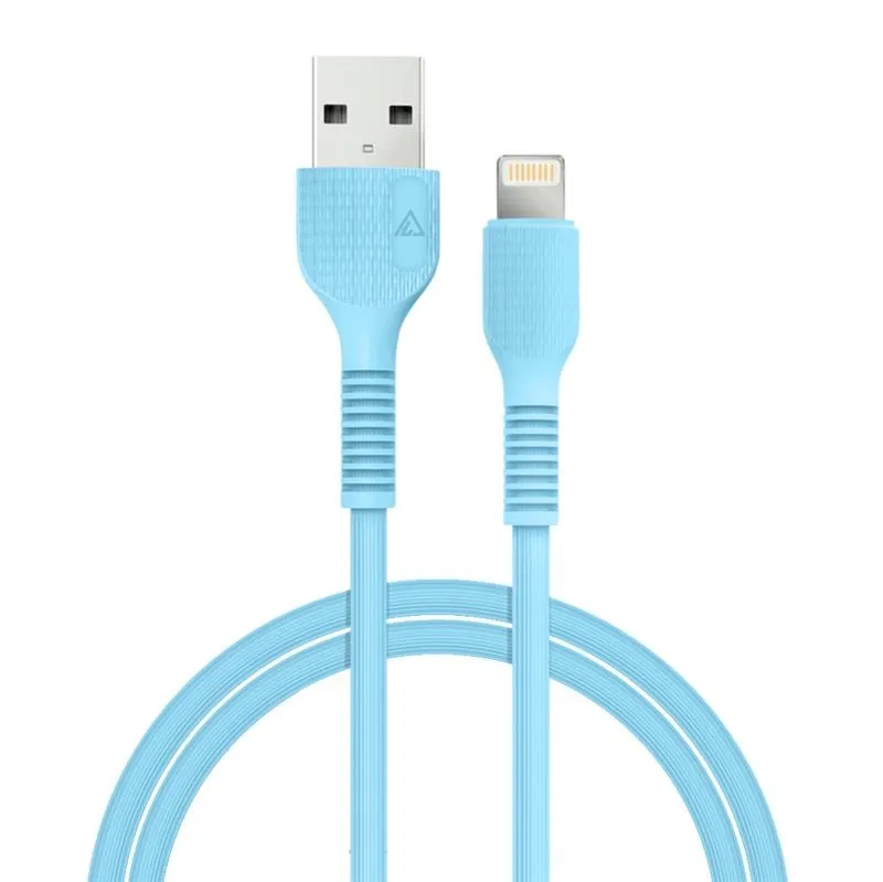 Кабель USB ACCLAB AL-CBCOLOR-L1BL USB-Lightning 1.2m Blue (1283126518188)