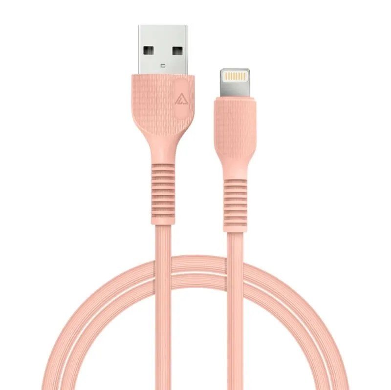 Кабель USB ACCLAB AL-CBCOLOR-L1PH USB-Lightning 1.2m Peach (1283126518201)