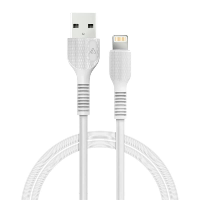 Кабель USB ACCLAB AL-CBCOLOR-L1WT USB-Lightning 1.2m White (1283126518225)