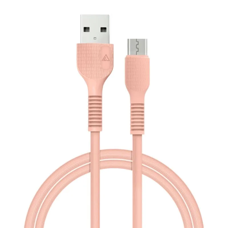 Кабель USB ACCLAB AL-CBCOLOR-M1PH USB-microUSB 1.2m Peach (1283126518164)