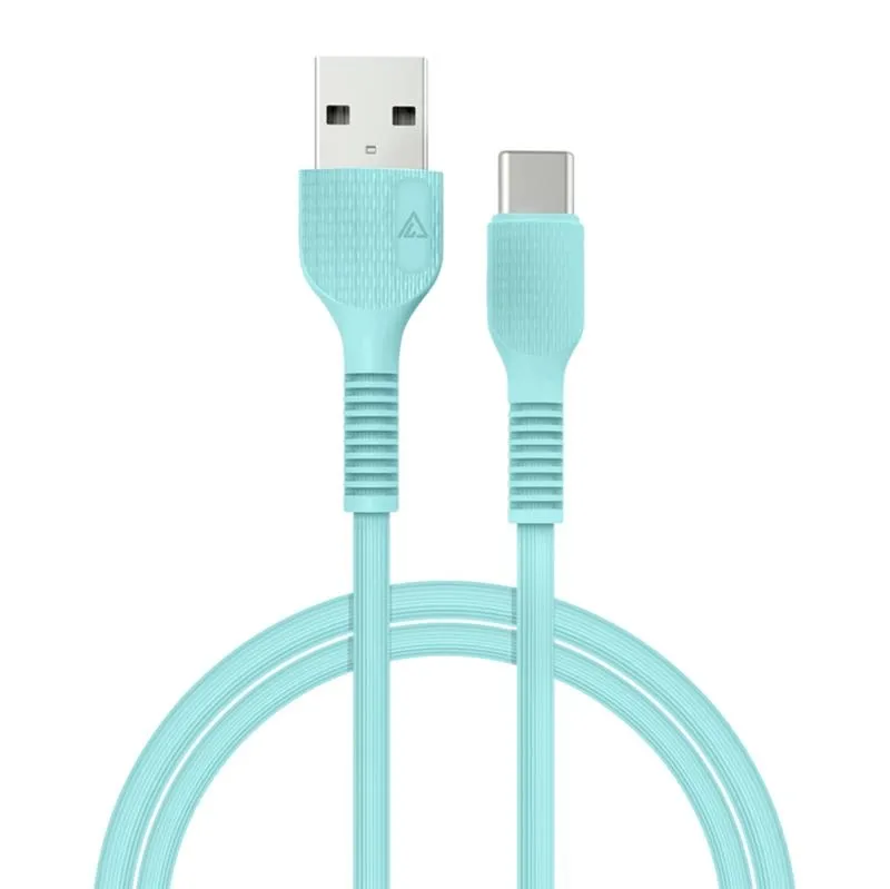 Кабель USB ACCLAB AL-CBCOLOR-T1MT USB-USB Type-C 1.2m Mint (1283126518256)