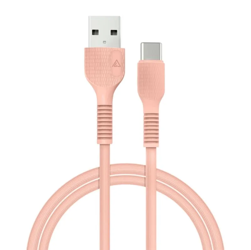 Кабель USB ACCLAB AL-CBCOLOR-T1PH USB-USB Type-C 1.2m Peach (1283126518263)