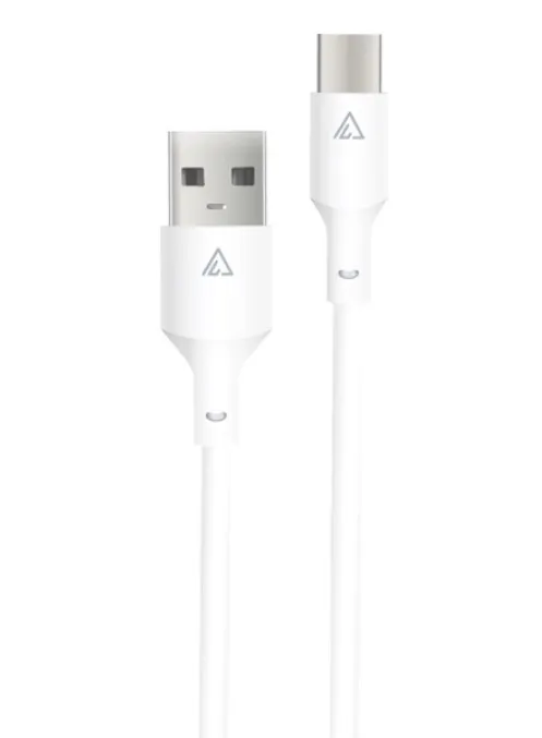 Кабель USB ACCLAB PwrX USB-USB Type-C 1.2 m 30W White (1283126559532)