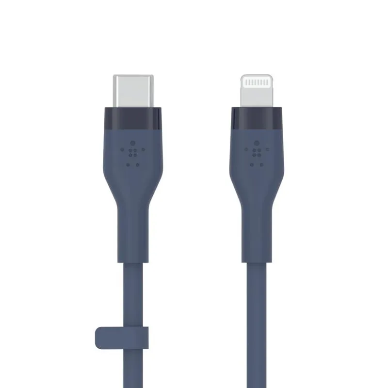 Кабель USB Belkin BoostCharge Flex Lightning-USB Type-C, 1 m Blue (CAA009bt1MBL) OEM