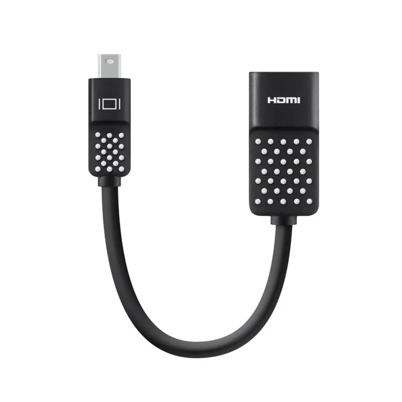 Адаптер и переходник Belkin mini DisplayPort - HDMI (M/F), 0.12 m, Black (F2CD079bt)