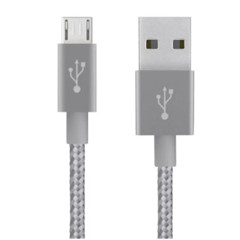 Кабель USB Belkin Mixit Metallic USB-microUSB, 1.8 m Grey (F2CU021bt06GYTM)