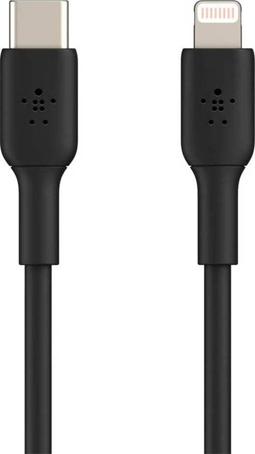 Кабель USB Belkin PVC USB-C - Lightning 1m Black (CAA003BT1MBK)