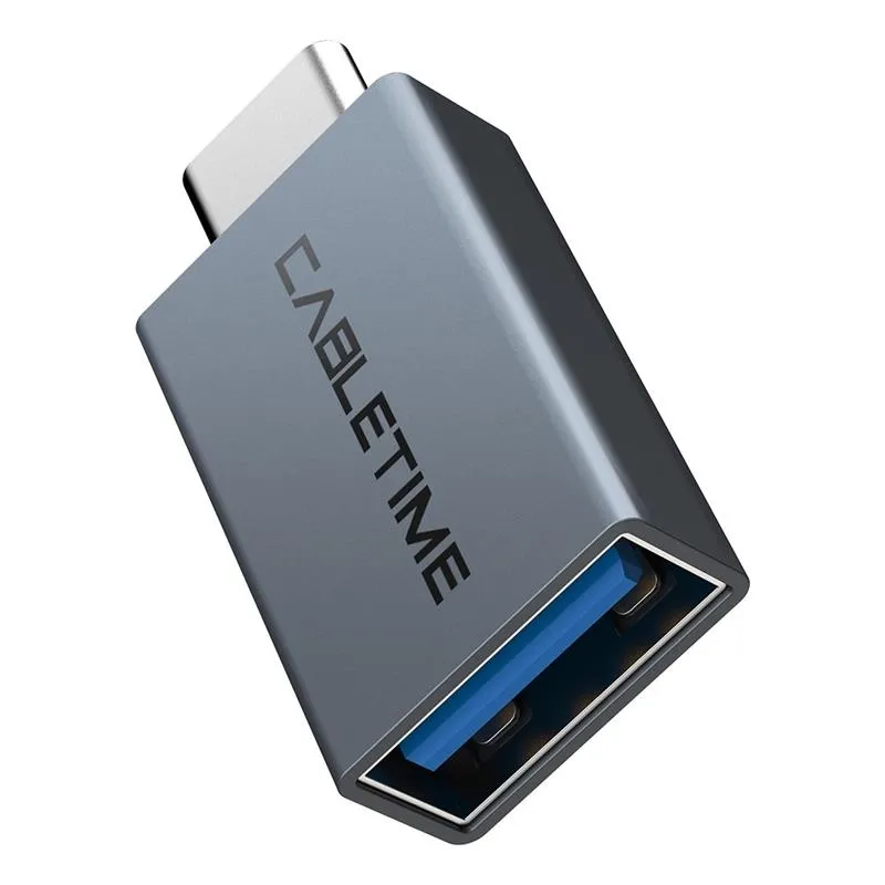 Адаптер и переходник Cabletime USB-C Male to USB3.0 Female OTG (CP76G)