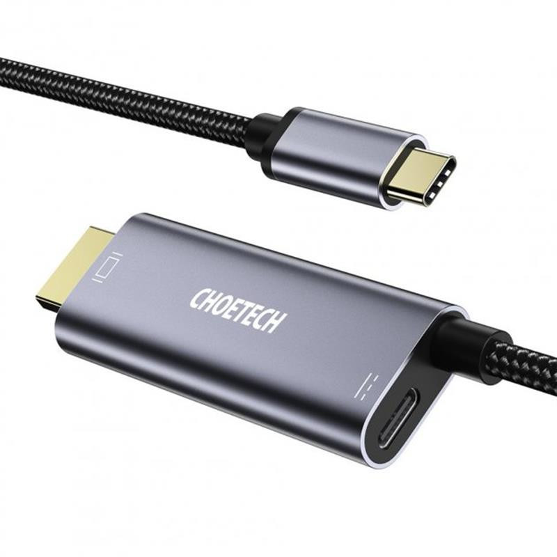 Кабель  Choetech HDMI - USB Type-C (M/M), 1.8 m, Grey (XCH-M180GY)