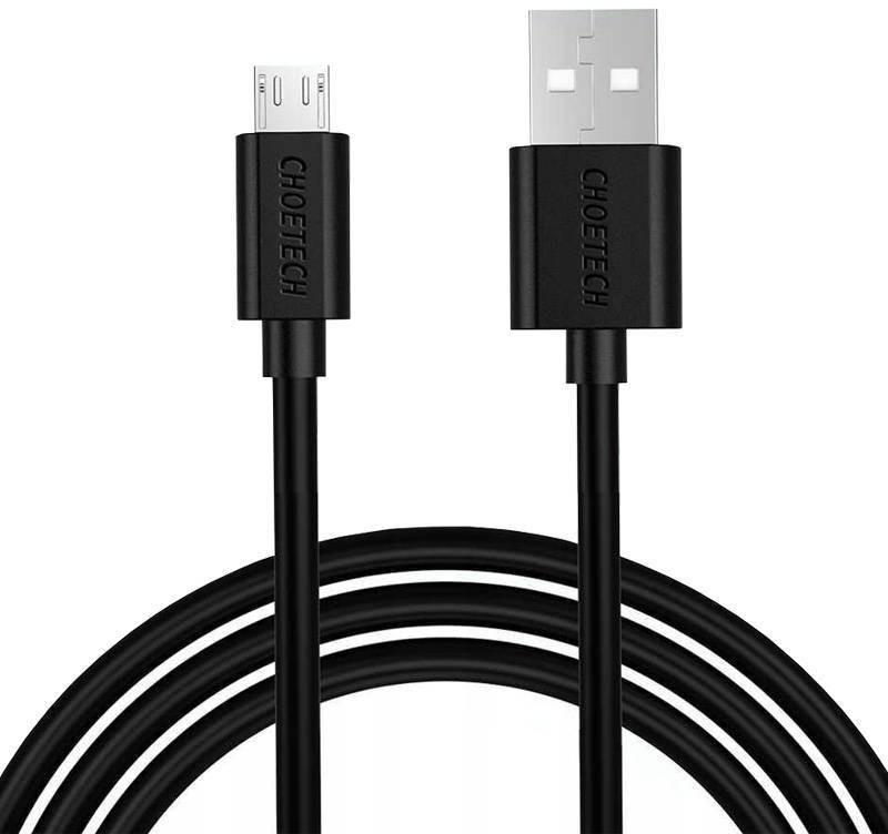 Кабель синхронізації Choetech USB - MicroUSB, 1.2m, Black (AB003)