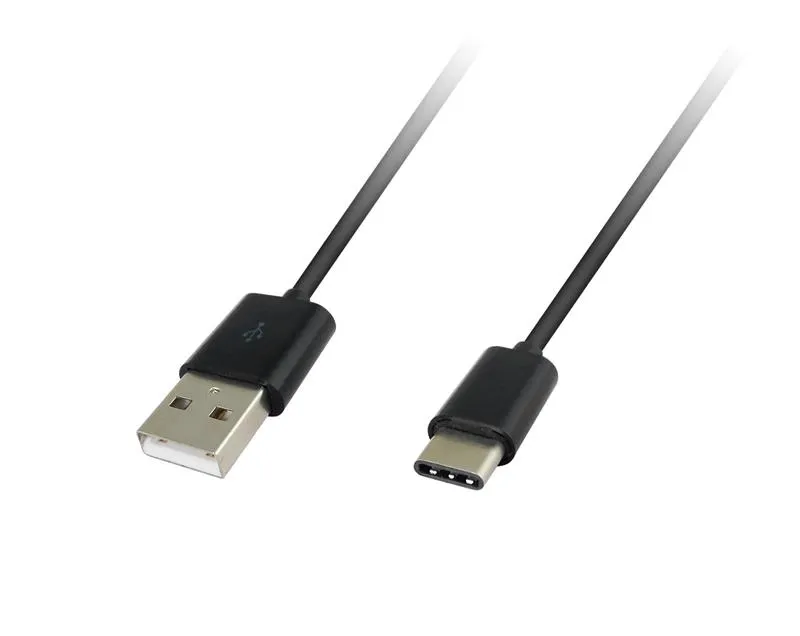 Кабель USB Global MSH-CA-001 USB-USB Type-C 1m Black (1283126474675)