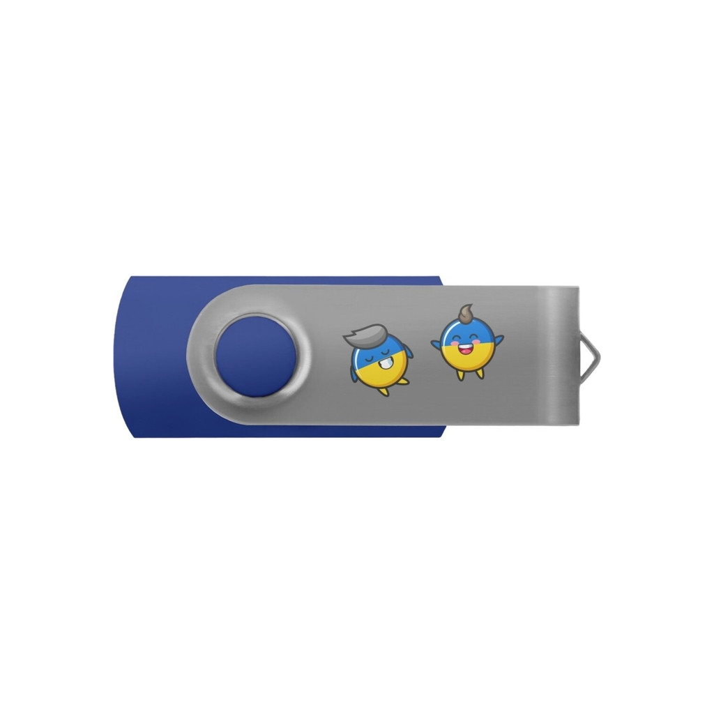 Флеш пам'ять USB Goodram 128 GB UTS2 Ukraine USB 2.0 Process Blue (UTS2-1280B0R11-UA)