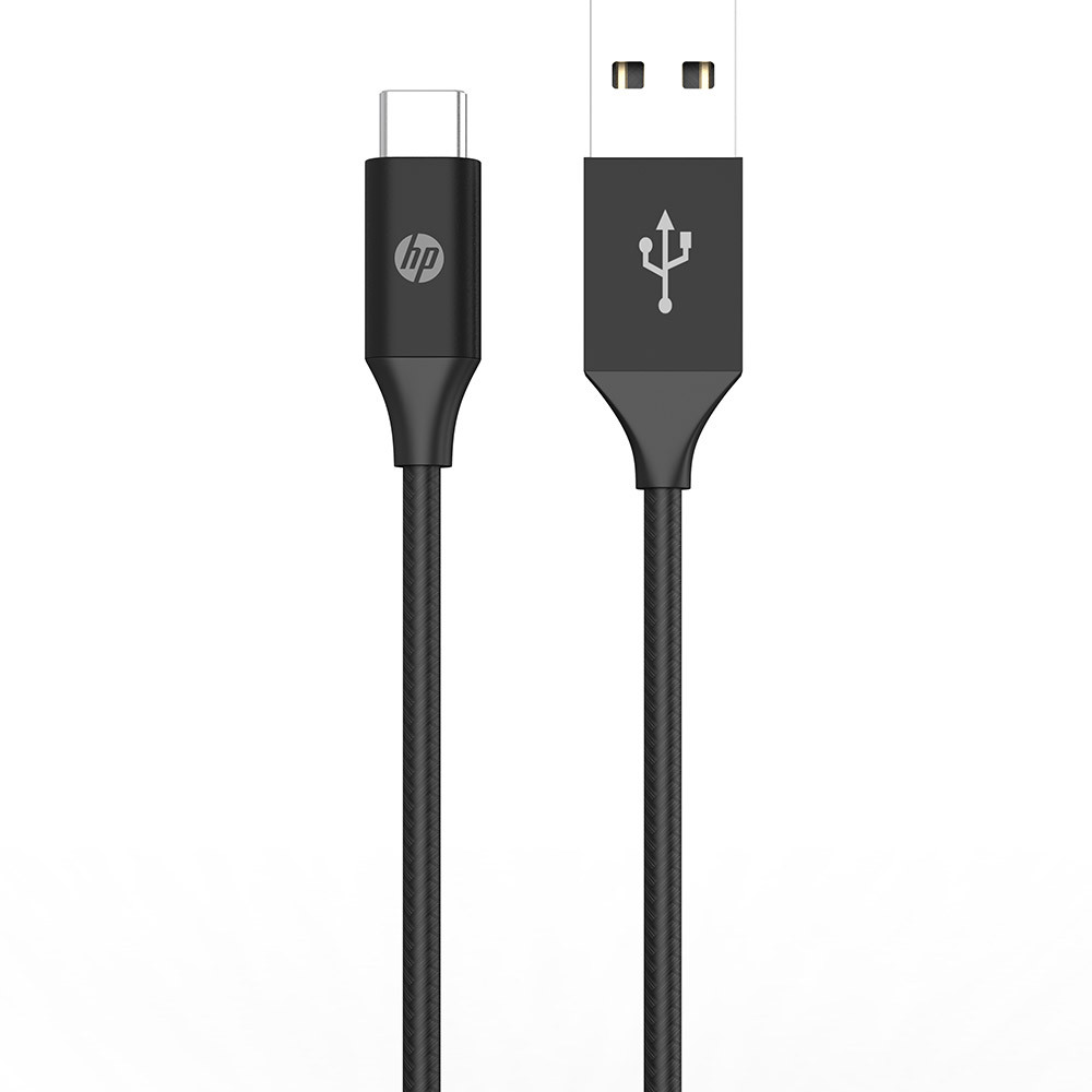 Кабель USB HP USB-USB-C, 1m, чорний (DHC-TC102-1M)