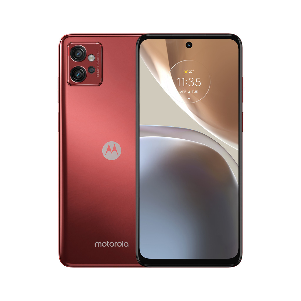 Смартфон Motorola G32 8/256GB Dual Sim Satin Maroon (PAUU0052RS)