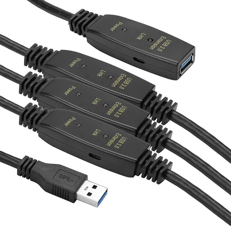 Адаптер и переходник PowerPlant USB Type-A USB3.0 AM/AF 30m (CA912872)