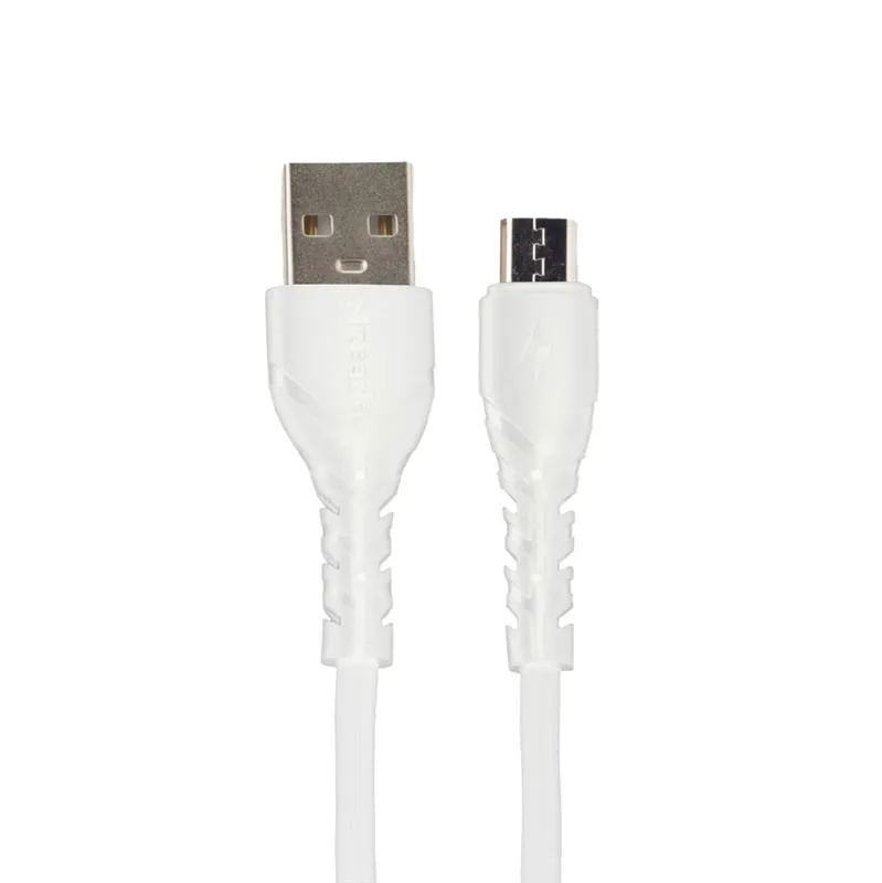 Кабель USB Proda PD-B47m USB-microUSB, 1m, White