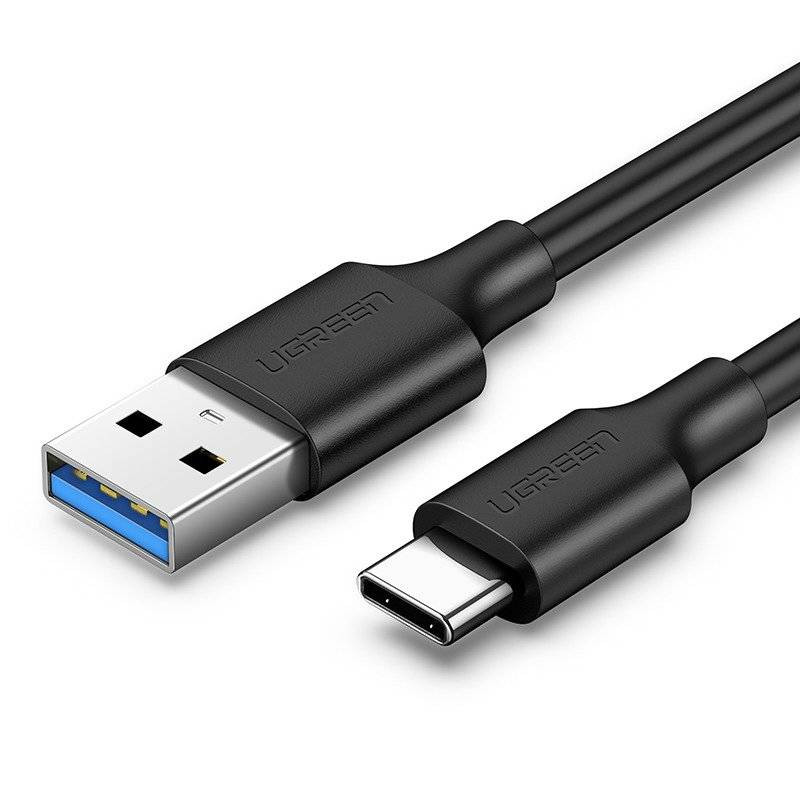 Кабель Ugreen US184 USB - USB-C, 2m, Black (20884)