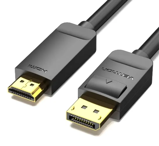 Кабель  Vention DisplayPort - HDMI (M/M), 1 m, Black (HAGBF)