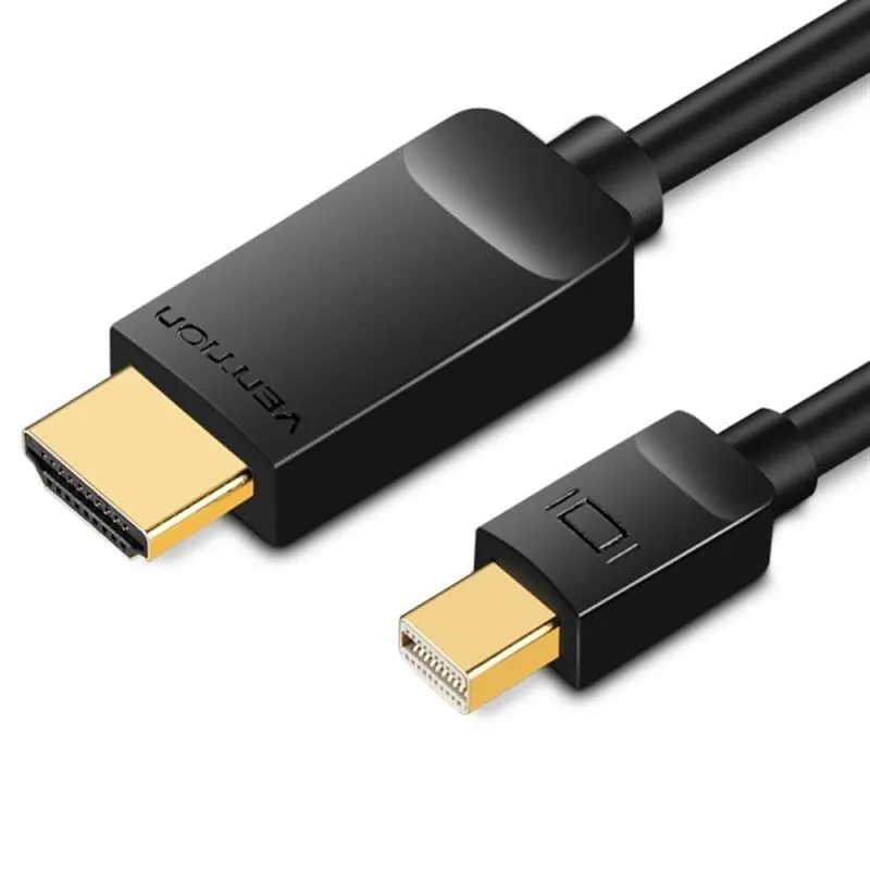 Кабель Vention MiniDisplayPort-HDMI, 3 m, v1.4, Black (HAHBI)