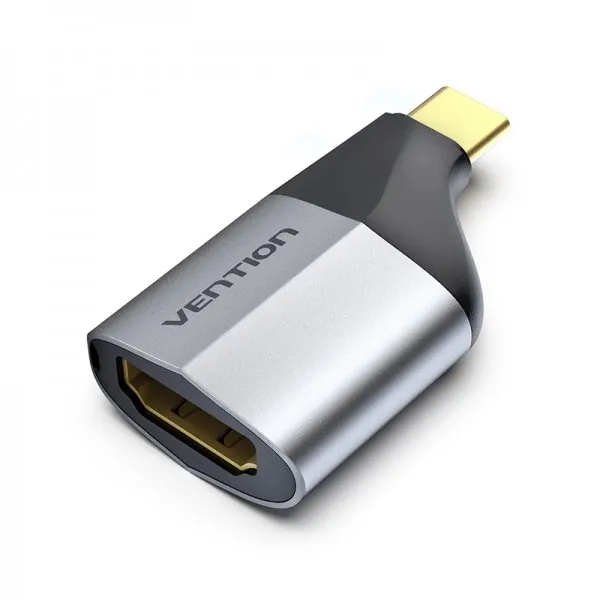 Адаптер і перехідник Vention Type-C to HDMI Adapter Gray Alloy Type (TCAH0)