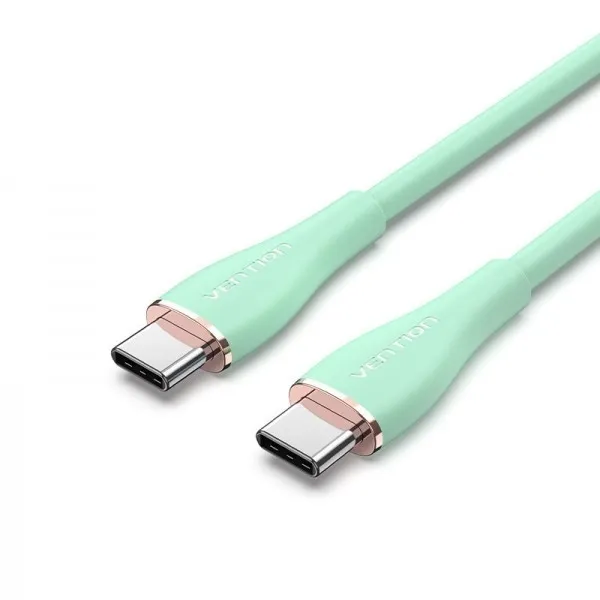 Кабель Vention USB-C - USB-C, 1 m, Green (TAWGF)