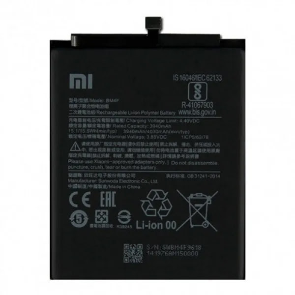 Батарейка Xiaomi Mi 9 Lite/Mi A3/Mi CC9/Mi CC9e (BM4F) original (A18891)