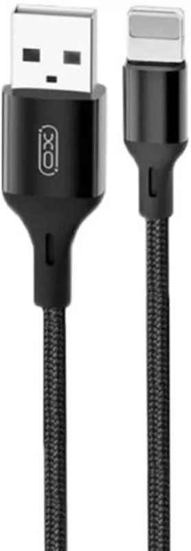 Кабель XO NB143 USB-Lightning 2.1A 1m Black (XO-NB143i1-BK)