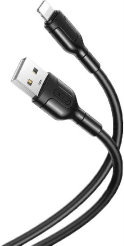 Кабель XO NB212 USB-Lightning 2.1A 1m Black (XO-NB212i-BK)