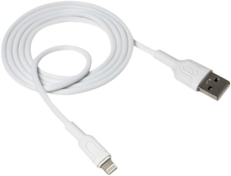 Кабель XO NB212 USB-Lightning 2.1A 1m White (XO-NB212i-WH)