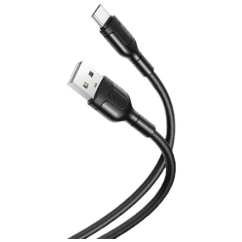 Кабель XO NB212 USB-USB Type-C 2.1A 1m Black (XO-NB212c-BK)
