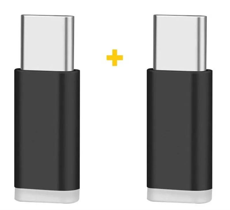 Адаптер и переходник XoKo AC-010 microUSB-USB Type-C Black 2шт. (XK-AC010-BK2)