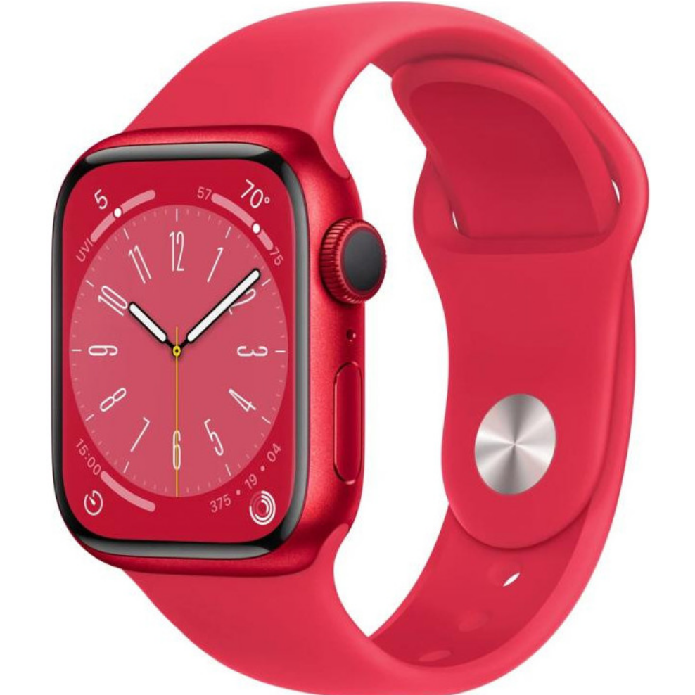 Смарт-часы Apple Watch Series 8 41mm (PRODUCT)Red Aluminium Case with (PRODUCT)Red Sport Band (MNP73)