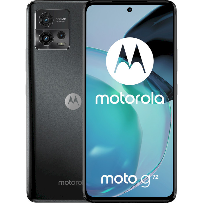 Смартфон Motorola Moto G72 8/128GB Meteorite Gray Duos NFC UA