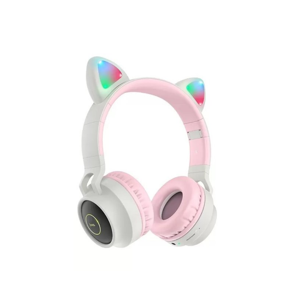 Навушники Hoco W27 Cat Ear Wireless headphones Gray