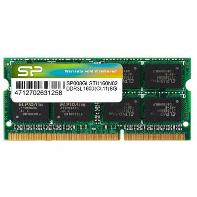 Оперативна пам'ять DDR3L 8GB 1600 MHz Silicon Power (SP008GLSTU160N02)