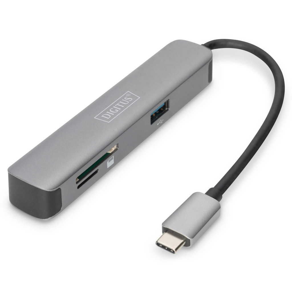 USB Хаб Digitus Travel USB-C 5 Port (DA-70891)