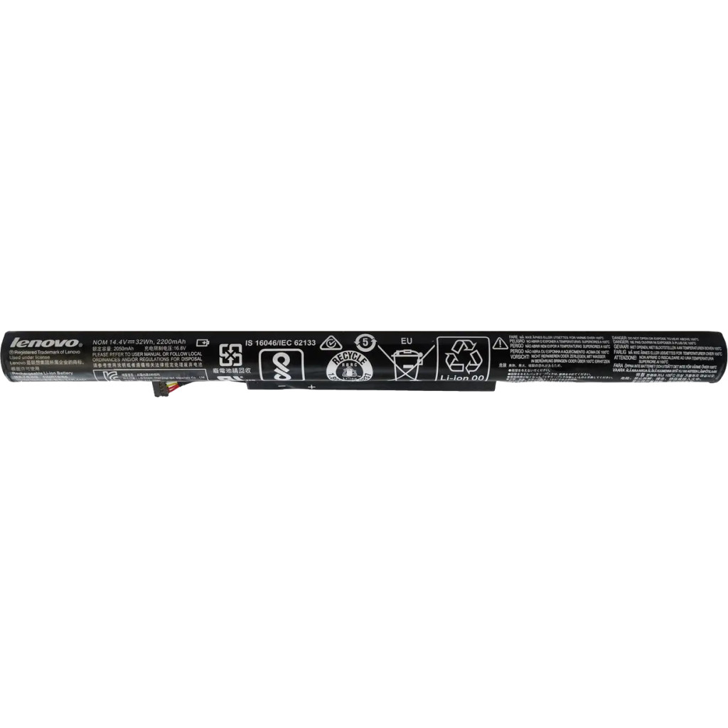 Аккумулятор для ноутбука Lenovo IdeaPad 500-15L14L4A01, 2200mAh (32Wh), 4cell, 14.4V, Li-ion, black (A47772)