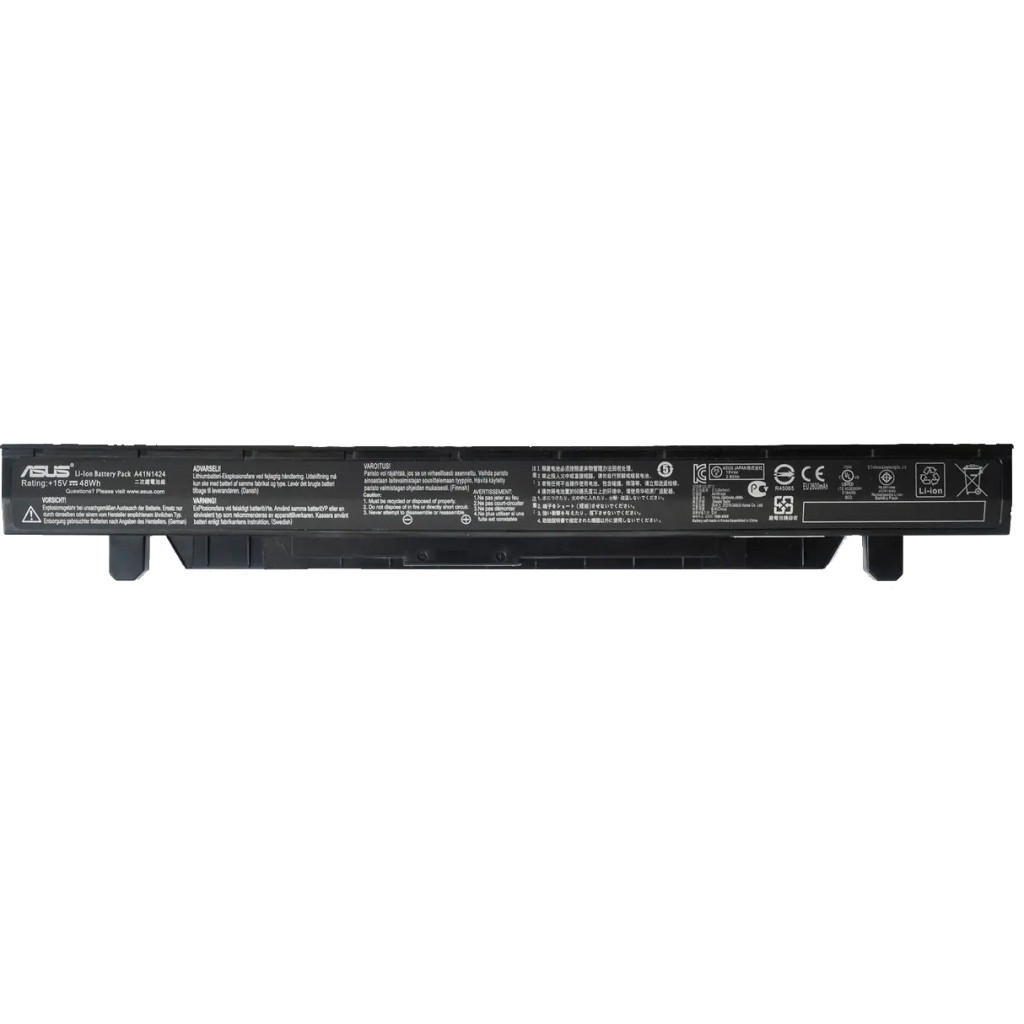 Акумулятор для ноутбука Asus ROG GL552 A41N1424, 2600mAh (48Wh), 4cell, 14.4V, Li-ion, black (A47767)