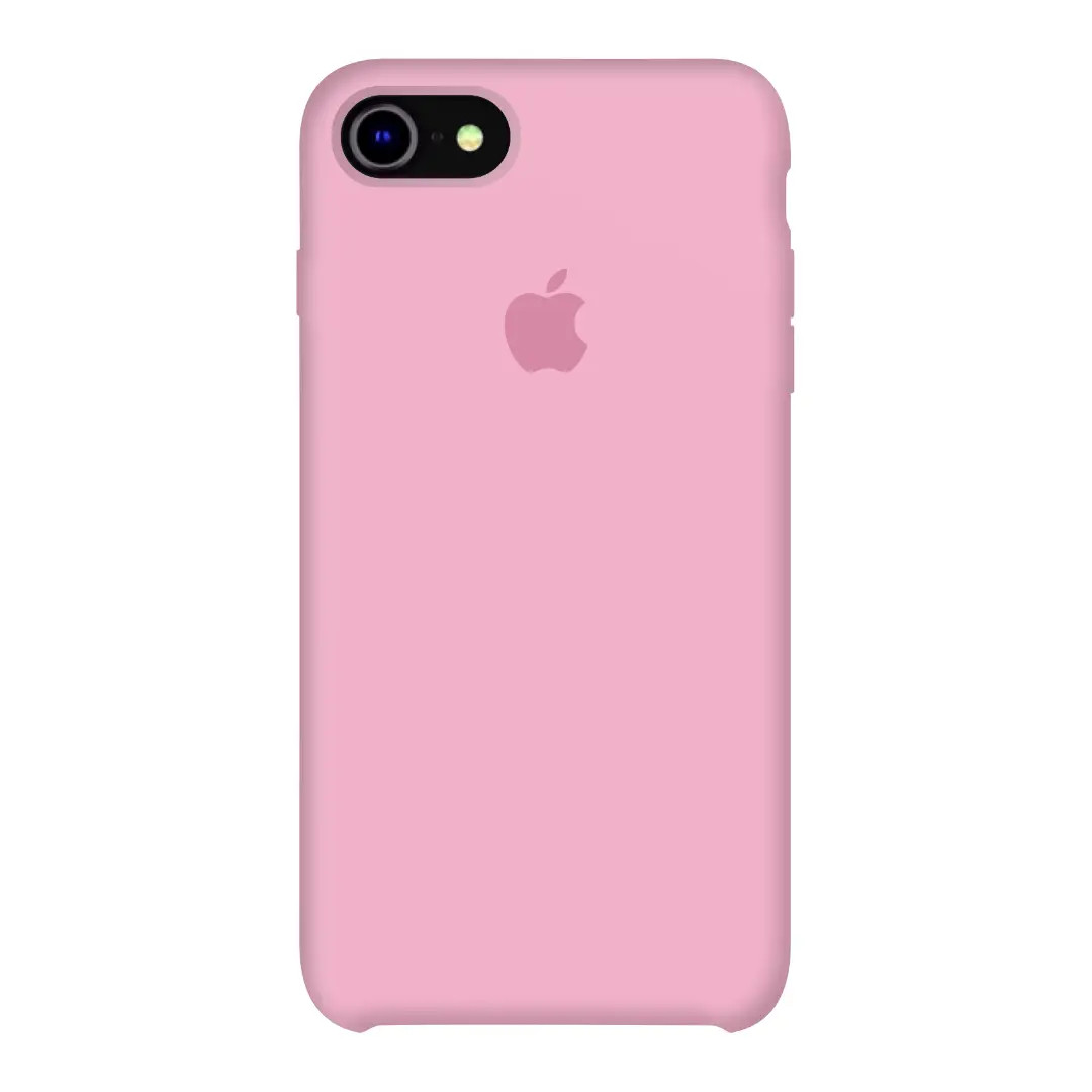 Чехол-накладка Apple Sillicon Case Copy for iPhone 7\8\SE 2020 Ultra pink