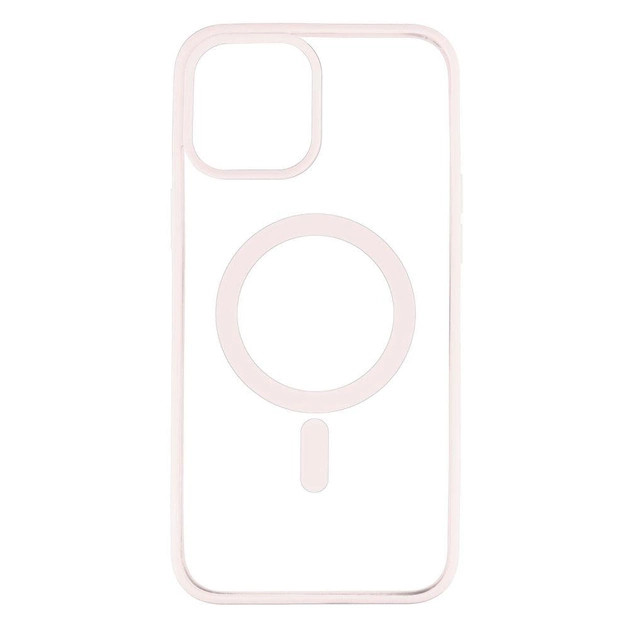 Чехол-накладка Case Color+MagSafe for Apple iPhone 12\12 Pro Pink sand