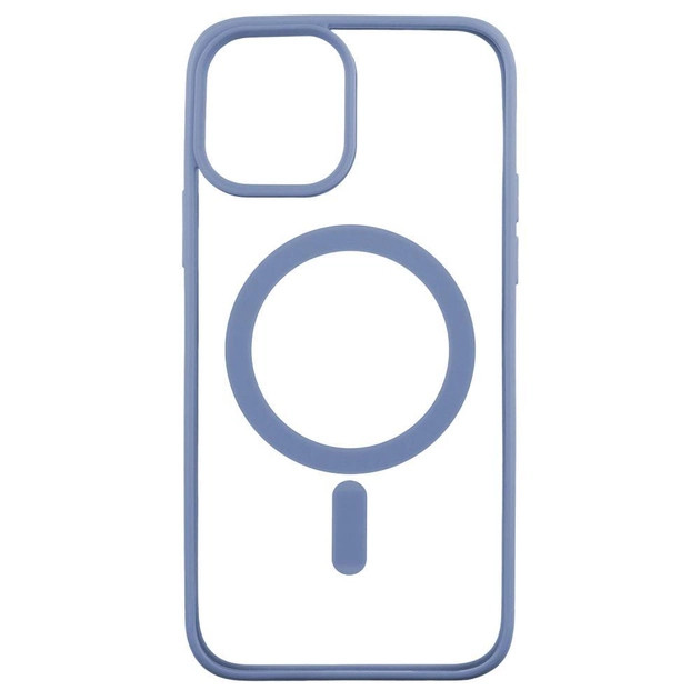 Чехол-накладка Case Color+MagSafe for Apple iPhone 12\12 Pro Light blue