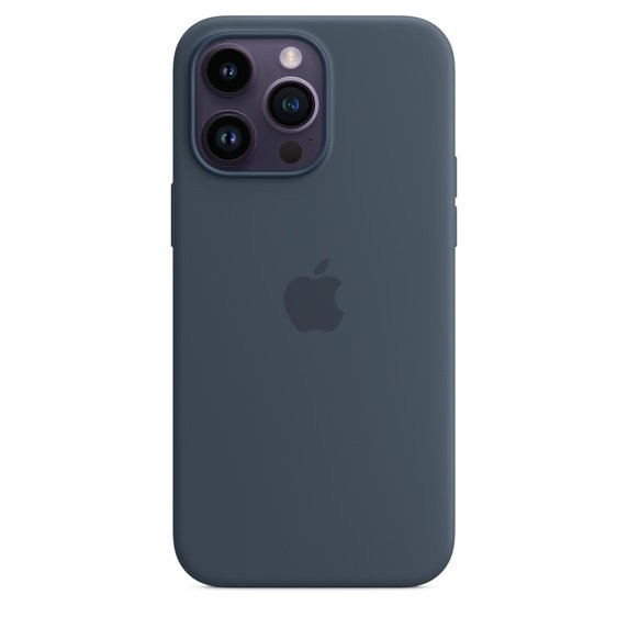 Поясний чохол-ремінь Case Color+MagSafe for Apple iPhone 14 Pro Max Dark-Blue