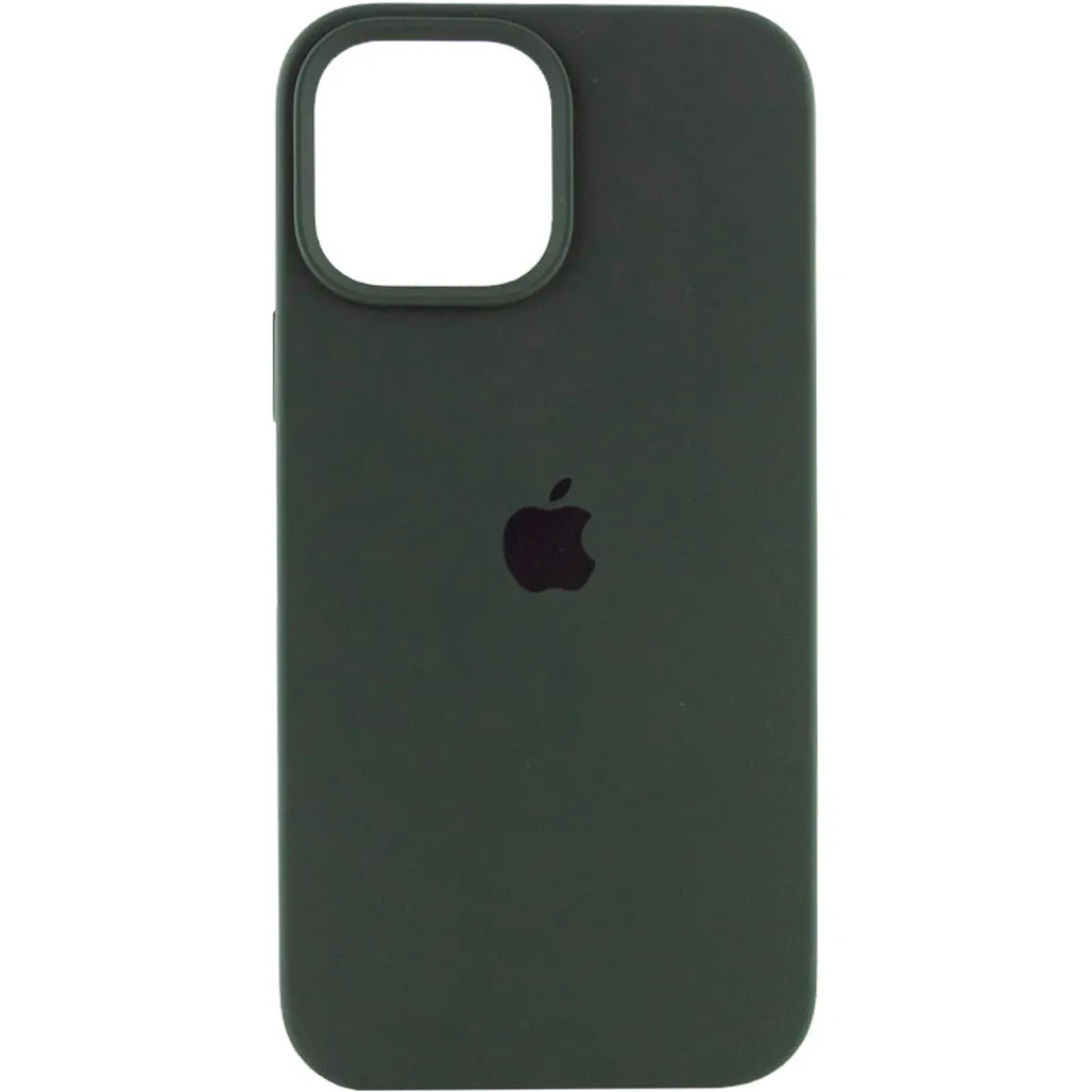 Чехол-накладка Apple Sillicon Case Copy for iPhone 15 Pro Cyprus green