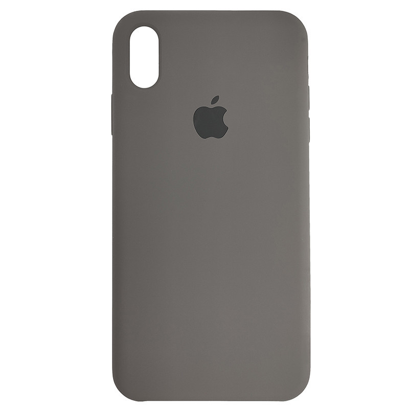 Чехол-накладка Apple Sillicon Case Copy for iPhone X Coffe