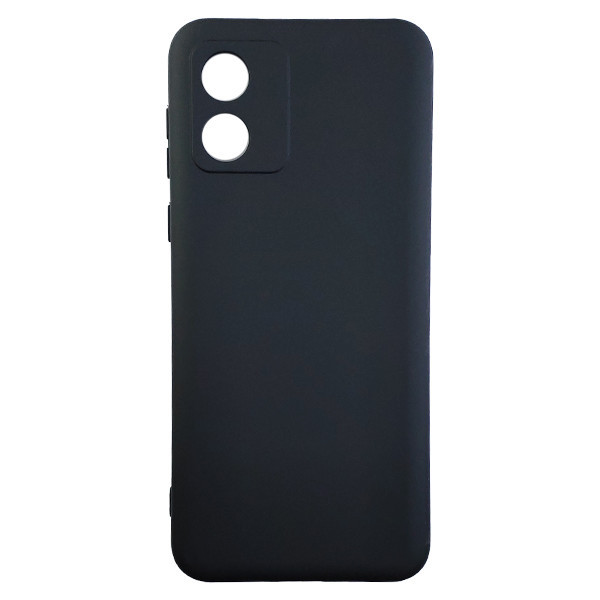 Чохол-накладка Silicone Case Full Camera for Moto E13 Black