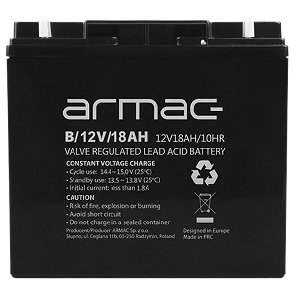 Акумуляторна батарея для ДБЖ ARMAC ARMAC 12V 18 A