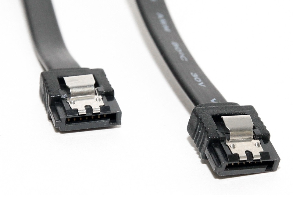 Внутрішній кабель та шлейф Serial Serial ATA 0.5 м Black