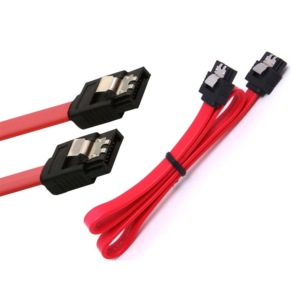 Внутрішній кабель та шлейф Noname SATA 3.0 7pin F/F 0.4 м Red