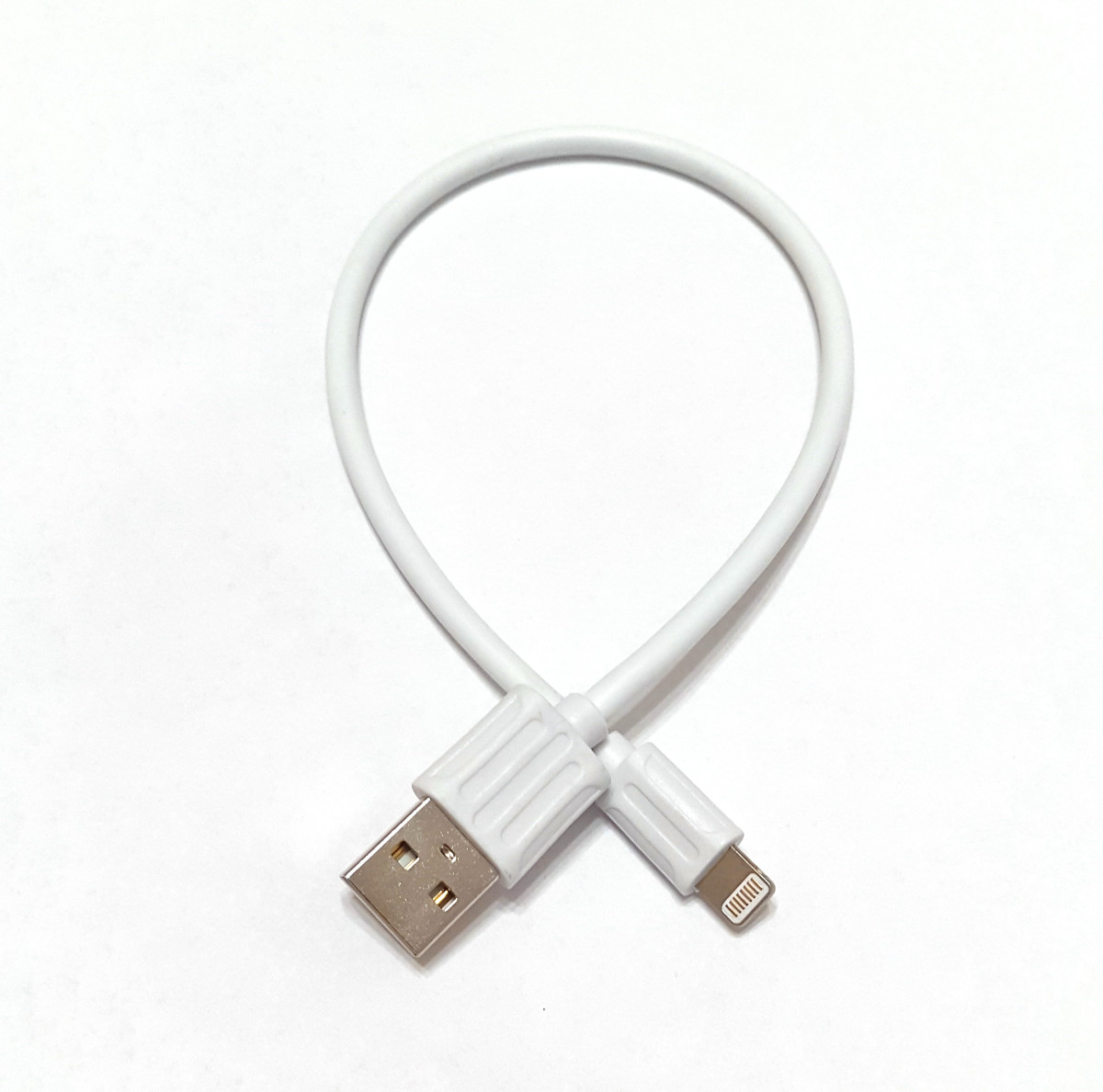 Кабель USB Noname Power Bank USB AM - Lightning M 2.4А 20см White